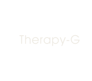 Therapy - G white logo